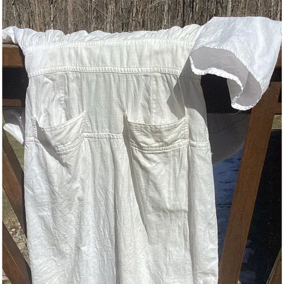 Miss Ashlee DRESS Legendary 80’s Button Back COTTON SLIM MIDI Sz 8 - Picture 4 of 16